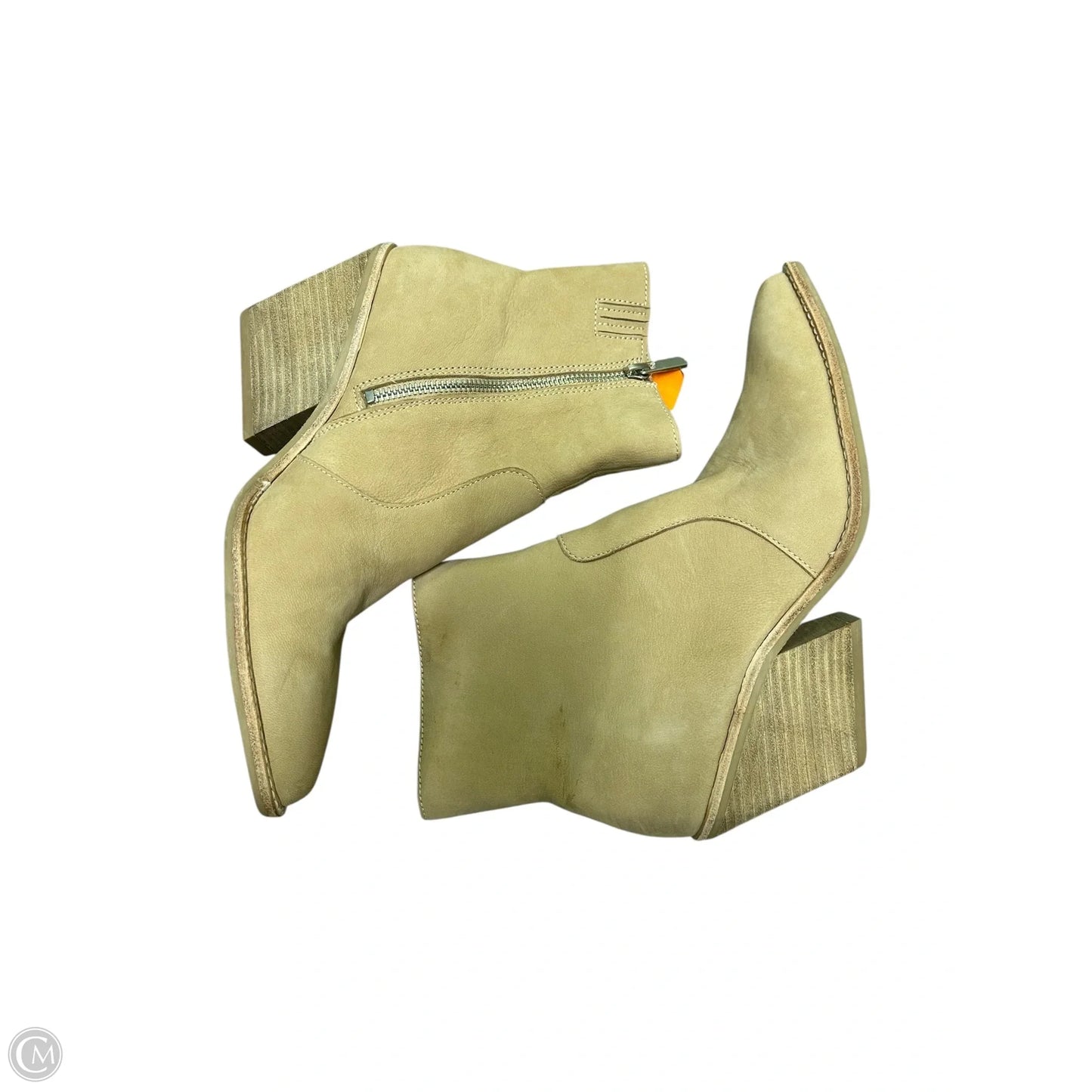 Boots Ankle Heels By Dolce Vita In Tan, Size: 9.5