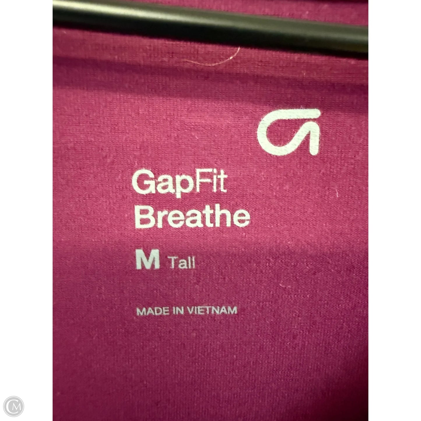 Athletic Top Long Sleeve Crewneck By Gapfit In Purple, Size: M
