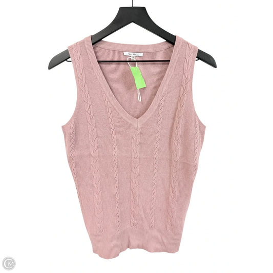 Top Sleeveless By Vila Milano In Pink, Size: M