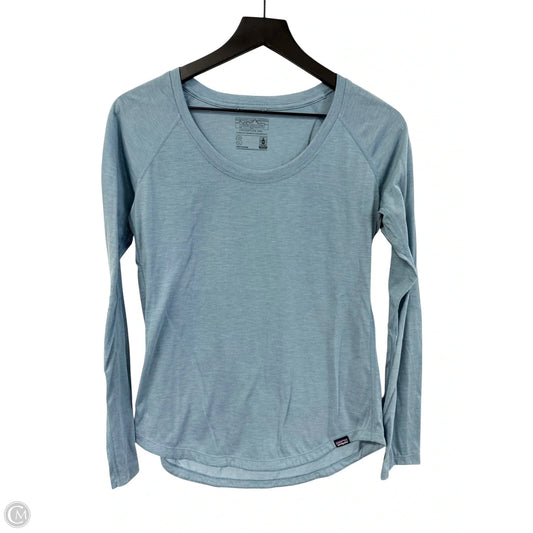Athletic Top Long Sleeve Crewneck By Patagonia In Blue, Size: S