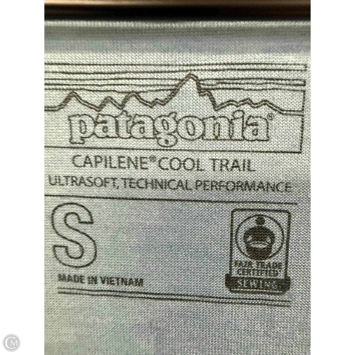 Athletic Top Long Sleeve Crewneck By Patagonia In Blue, Size: S