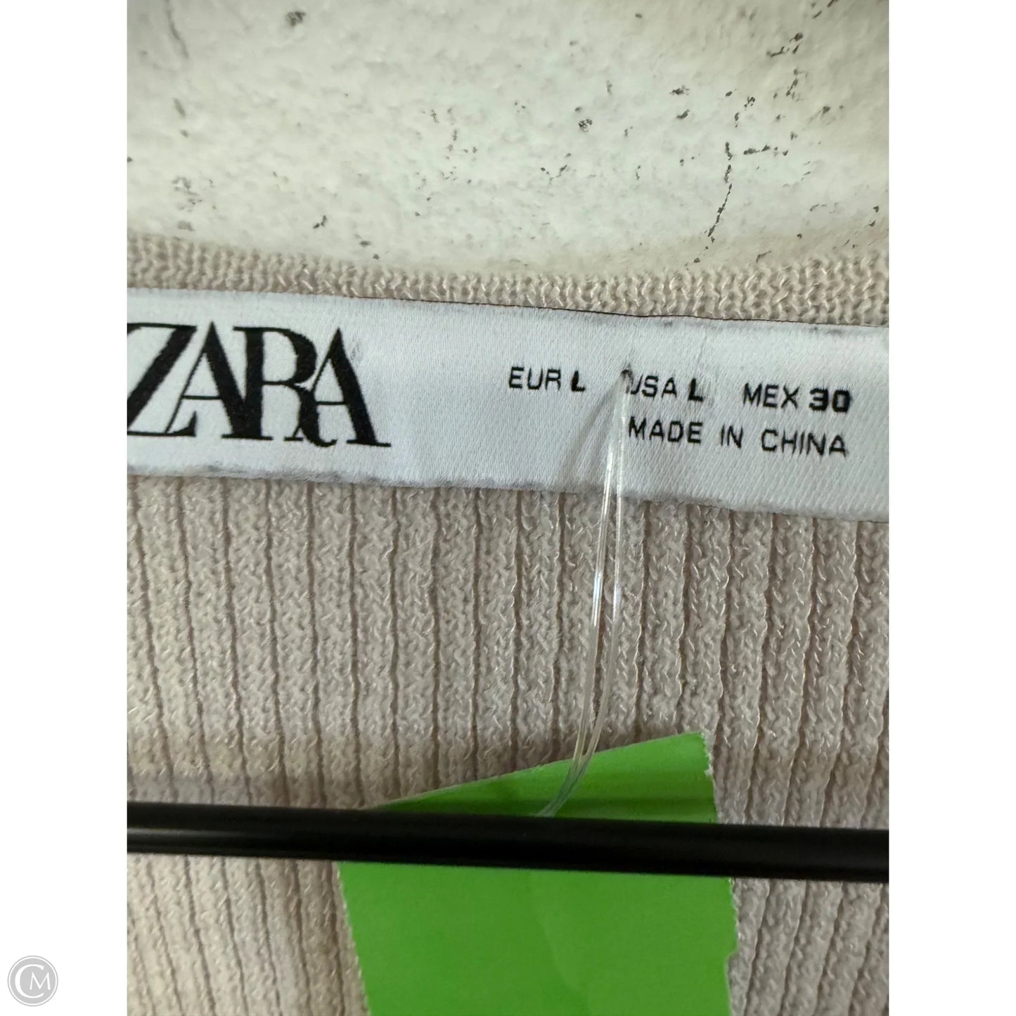 Cardigan By Zara In Cream, Size: L