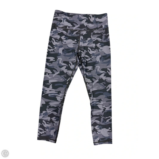 Athletic Leggings By Zyia In Camouflage Print, Size: M