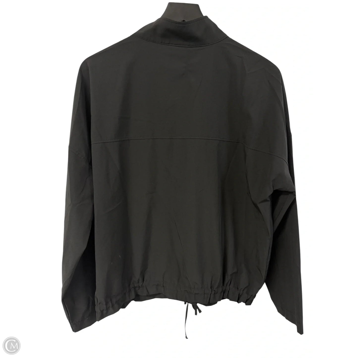 Athletic Top Long Sleeve Collar By Cme In Black, Size: M