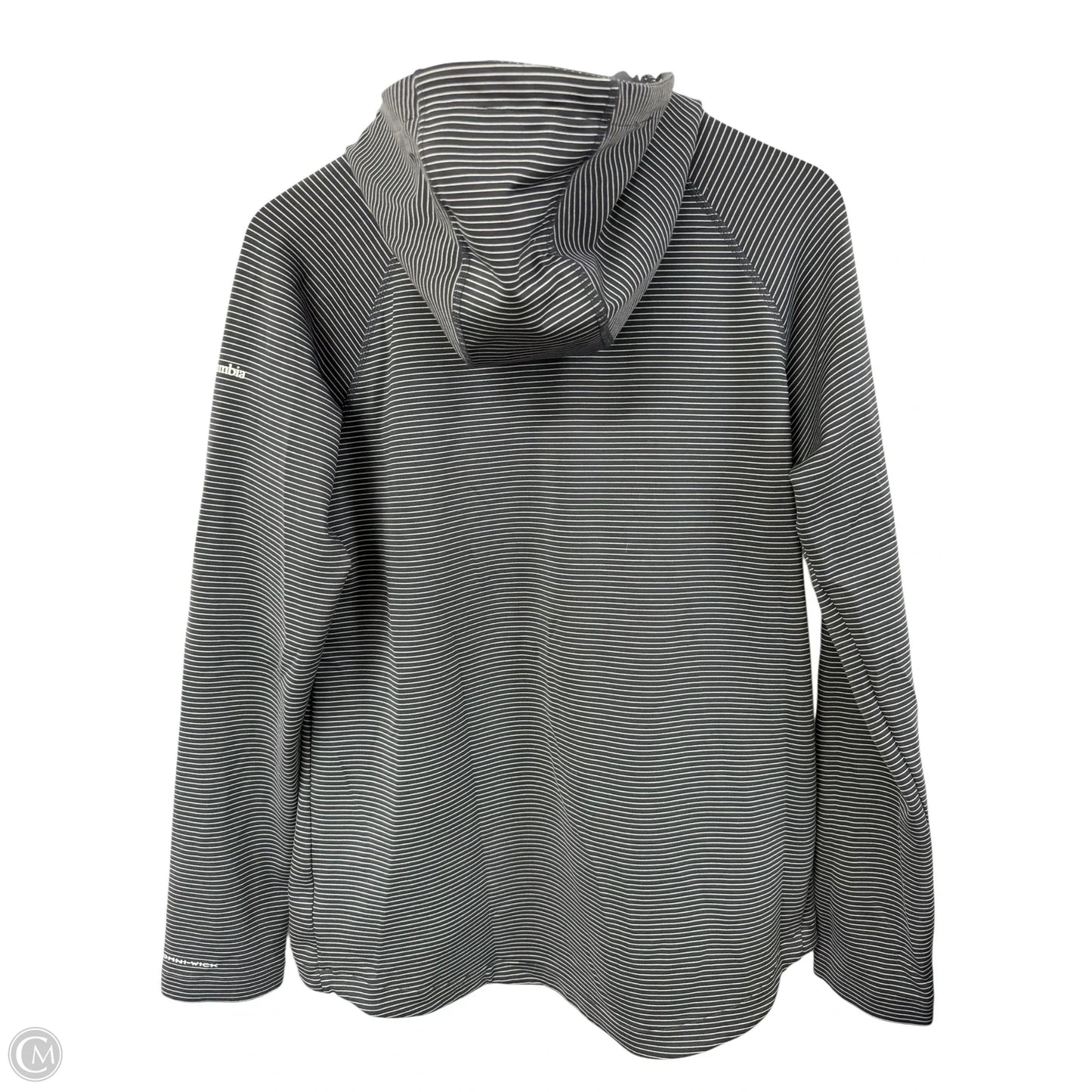 Athletic Top Long Sleeve Hoodie By Columbia In Navy, Size: L