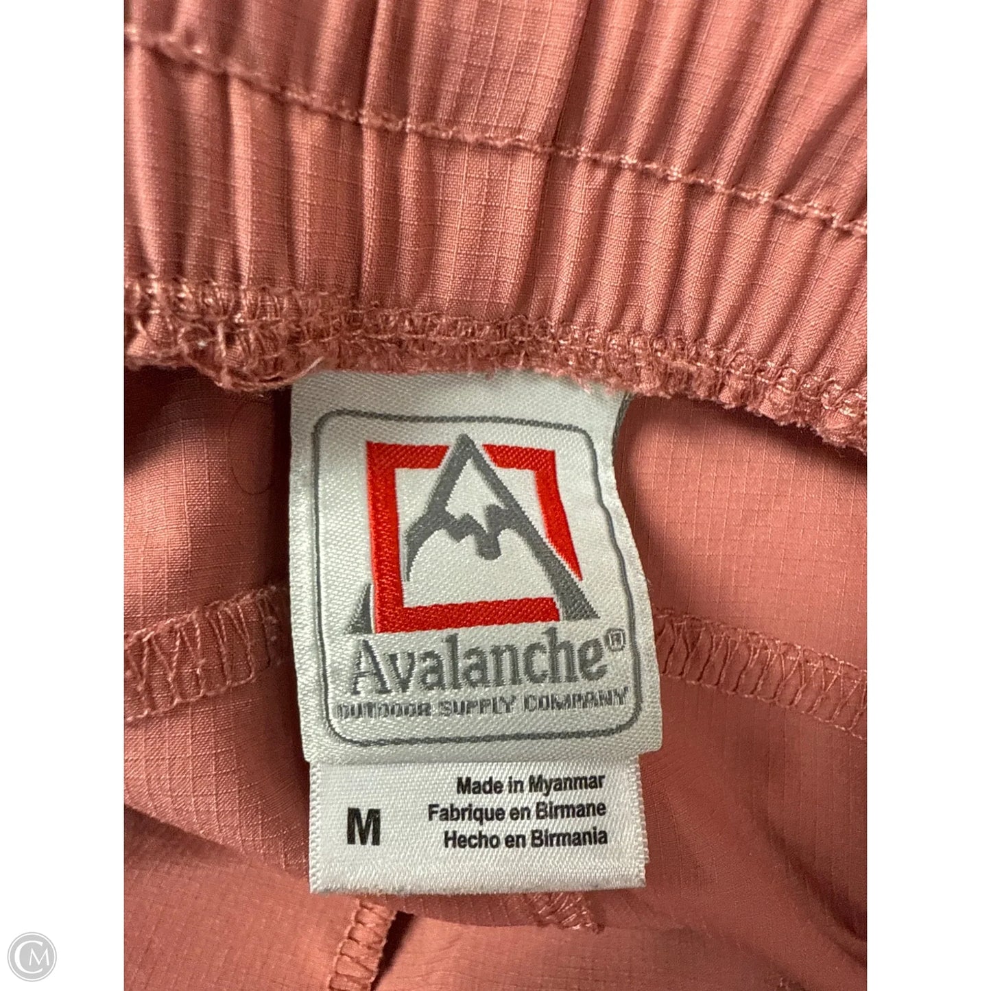 Athletic Shorts By Avalanche In Pink, Size: M