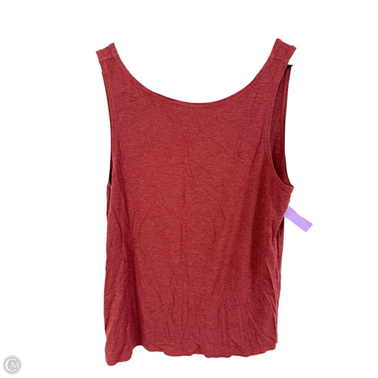 Athletic Tank Top By Zyia In Red, Size: M