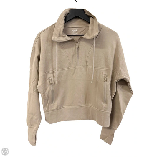 Athletic Sweatshirt Collar By Old Navy In Tan, Size: M
