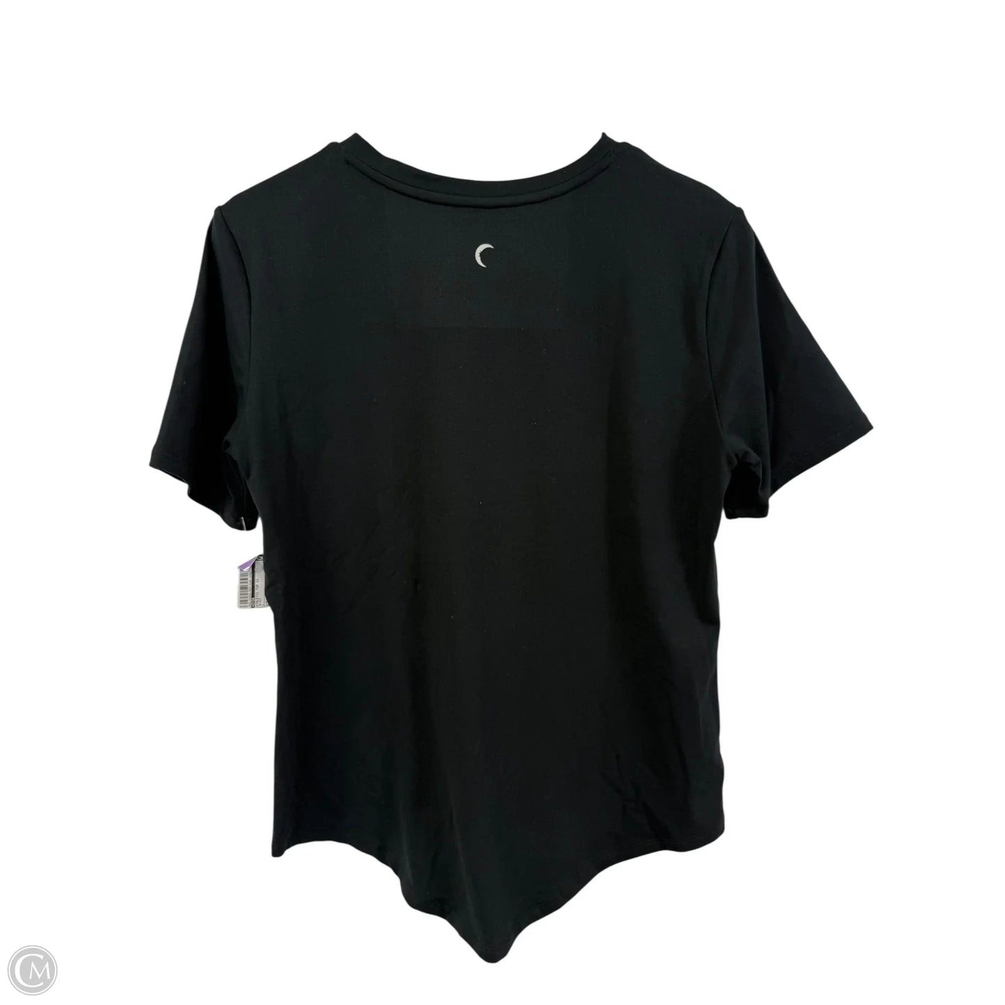 Athletic Top Short Sleeve By Zyia In Black, Size: L
