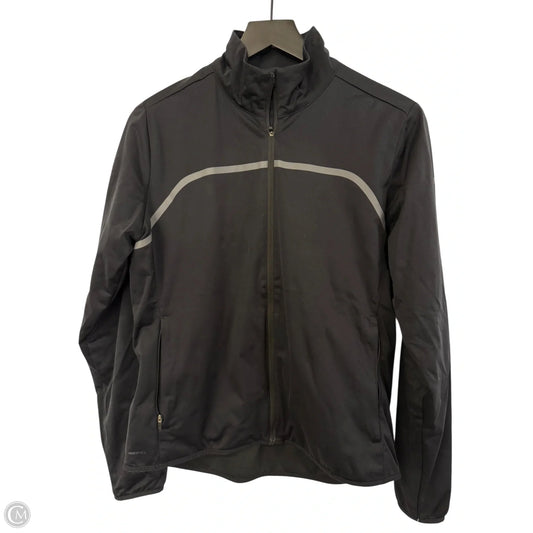 Athletic Jacket By Nike Apparel In Black, Size: M