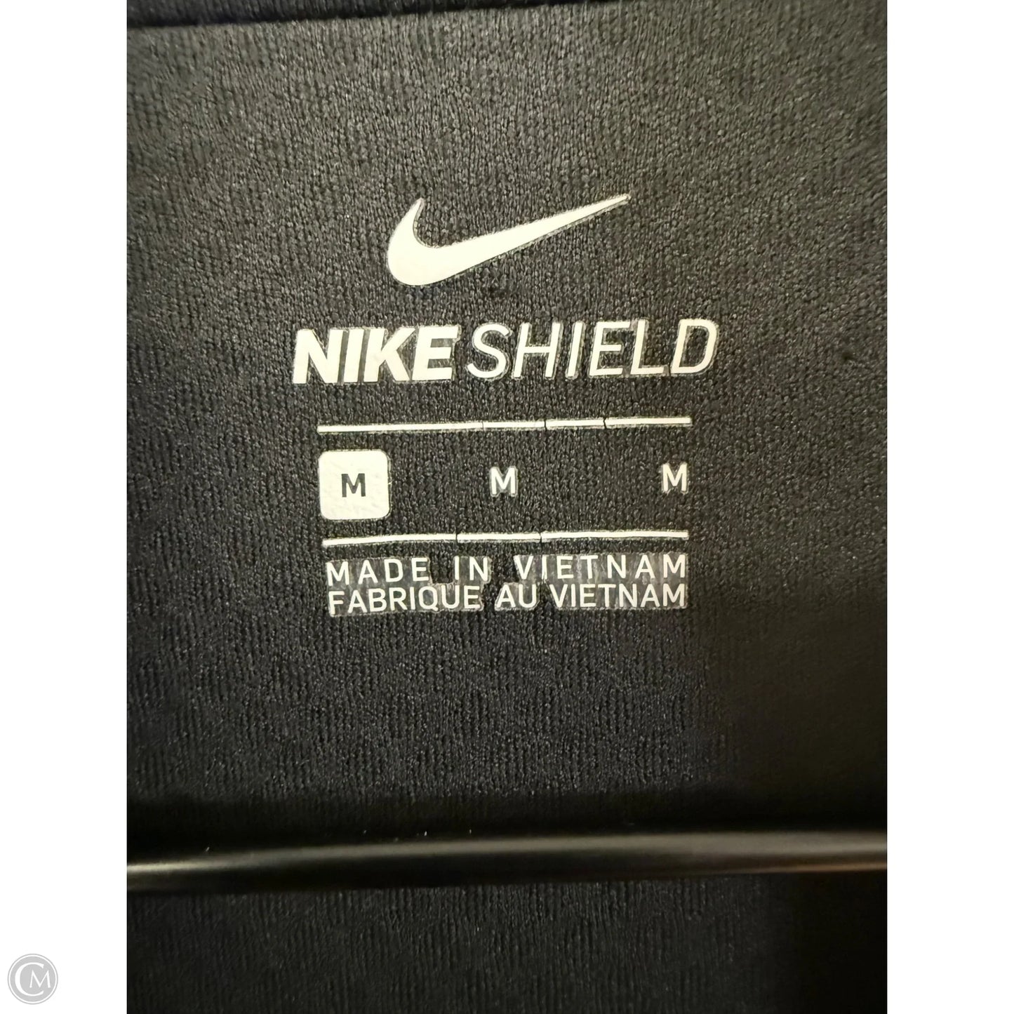 Athletic Jacket By Nike Apparel In Black, Size: M