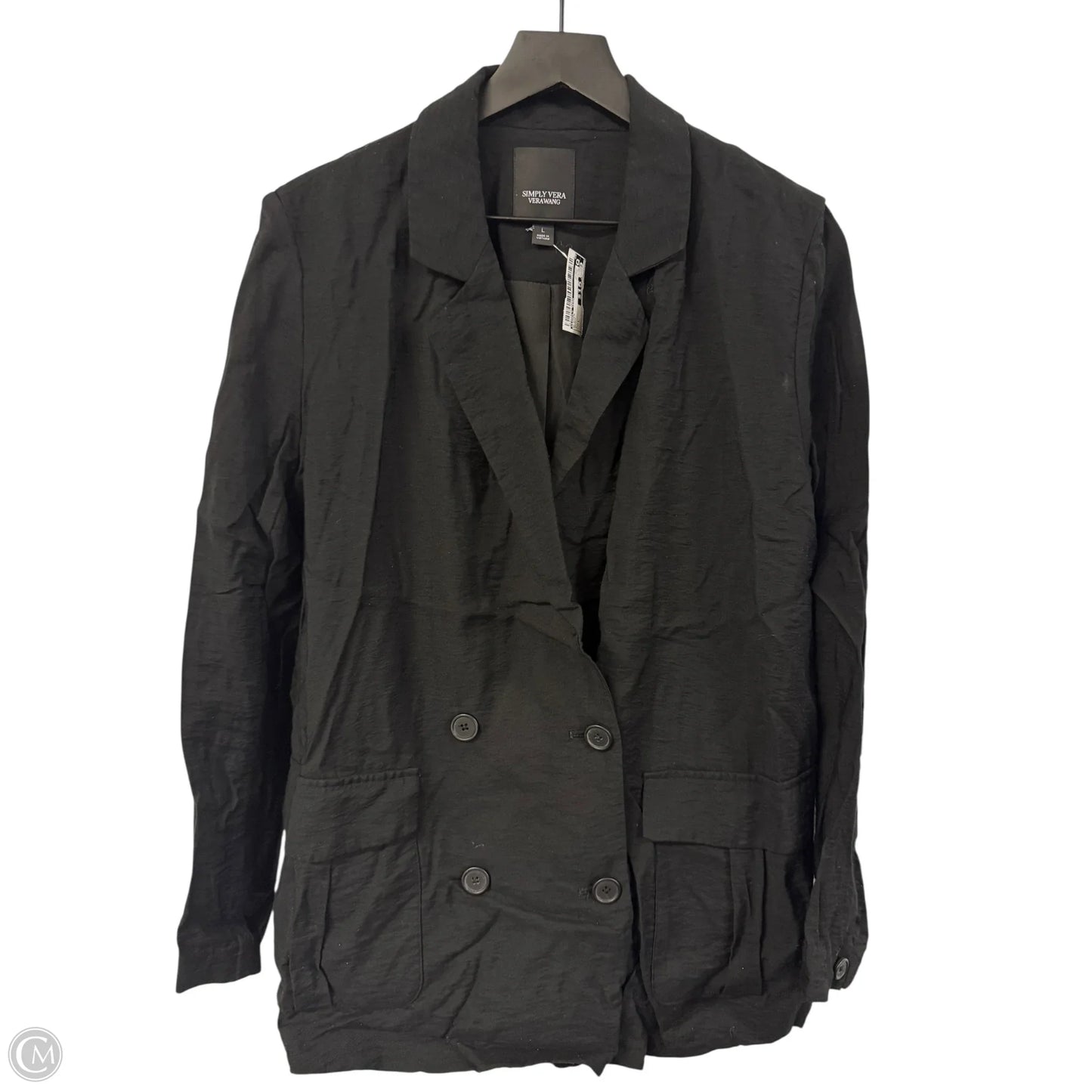 Blazer By Simply Vera In Black, Size: L
