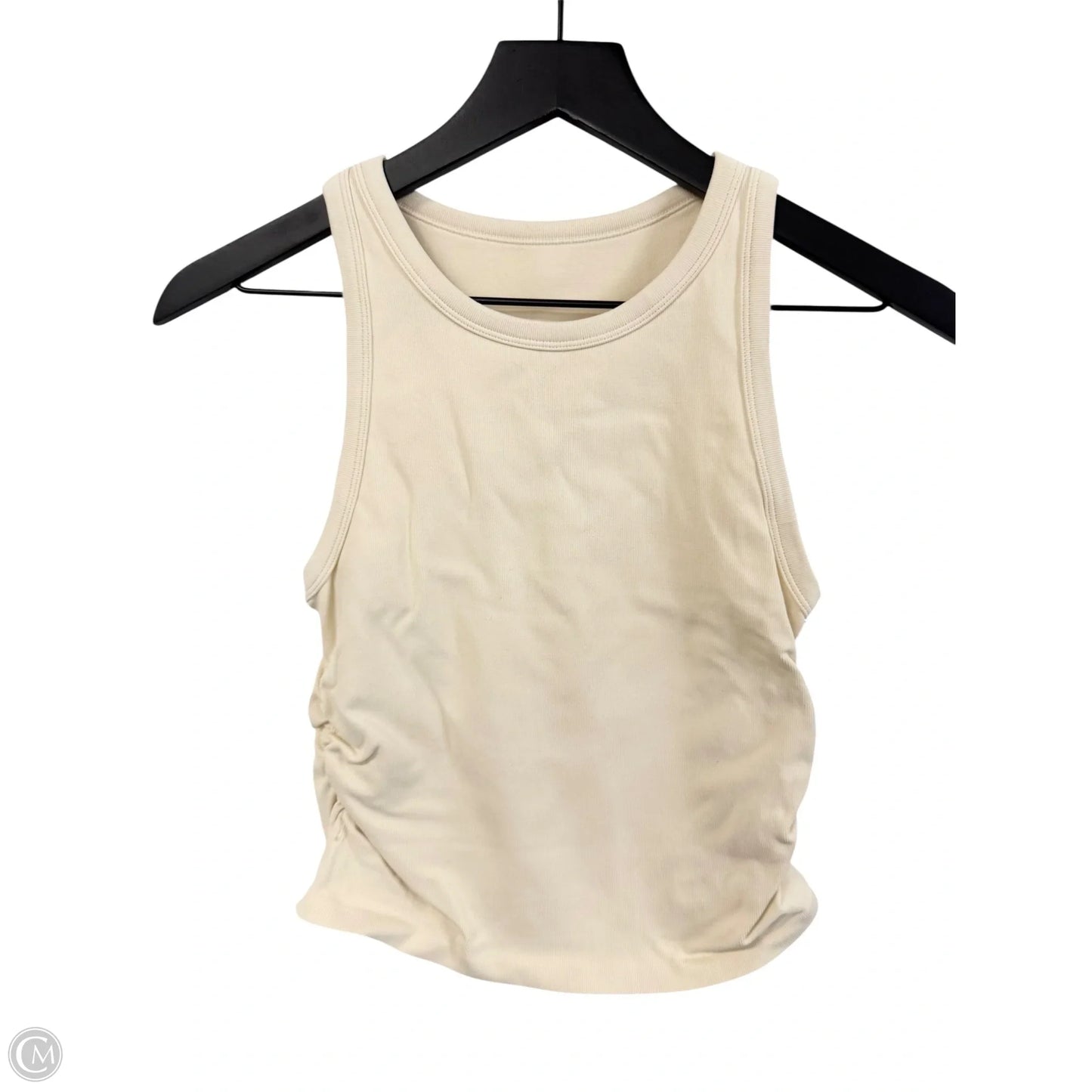 Athletic Tank Top By Clothes Mentor In Cream, Size: S