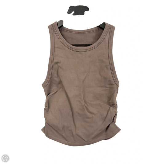 Athletic Tank Top By Clothes Mentor In Brown, Size: S