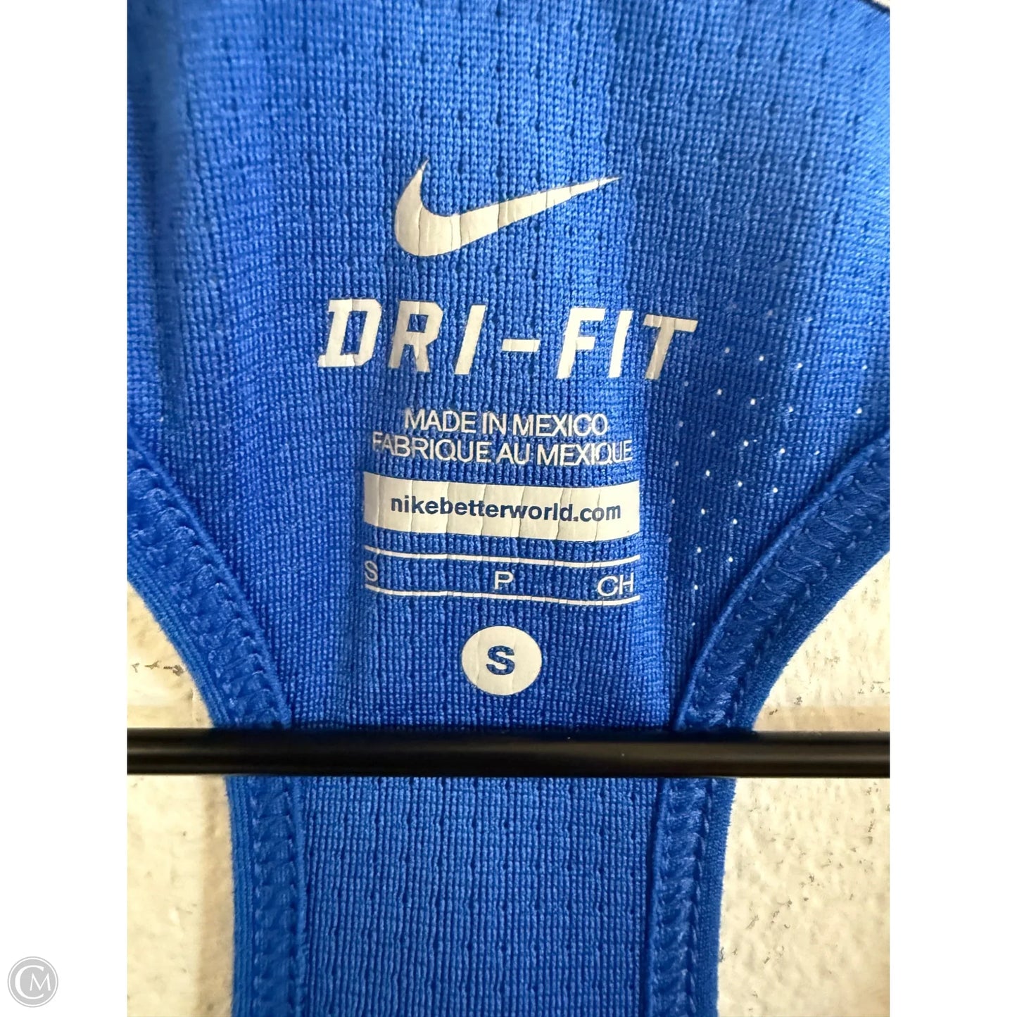 Athletic Tank Top By Nike Apparel In Blue, Size: S