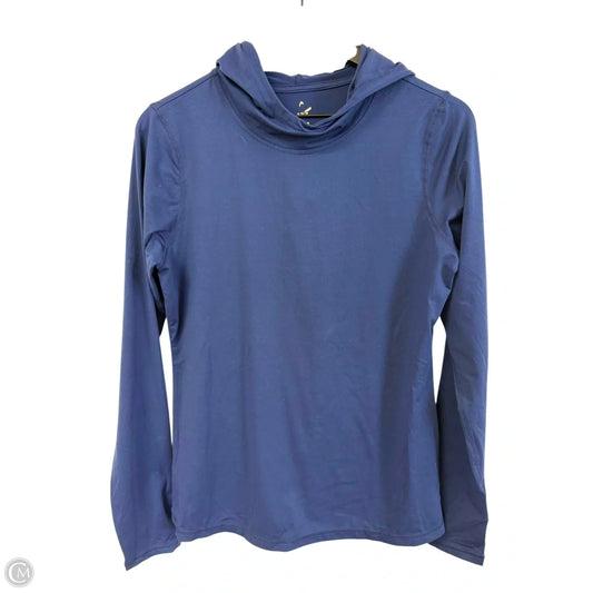 Athletic Top Long Sleeve Hoodie By Head In Blue, Size: M