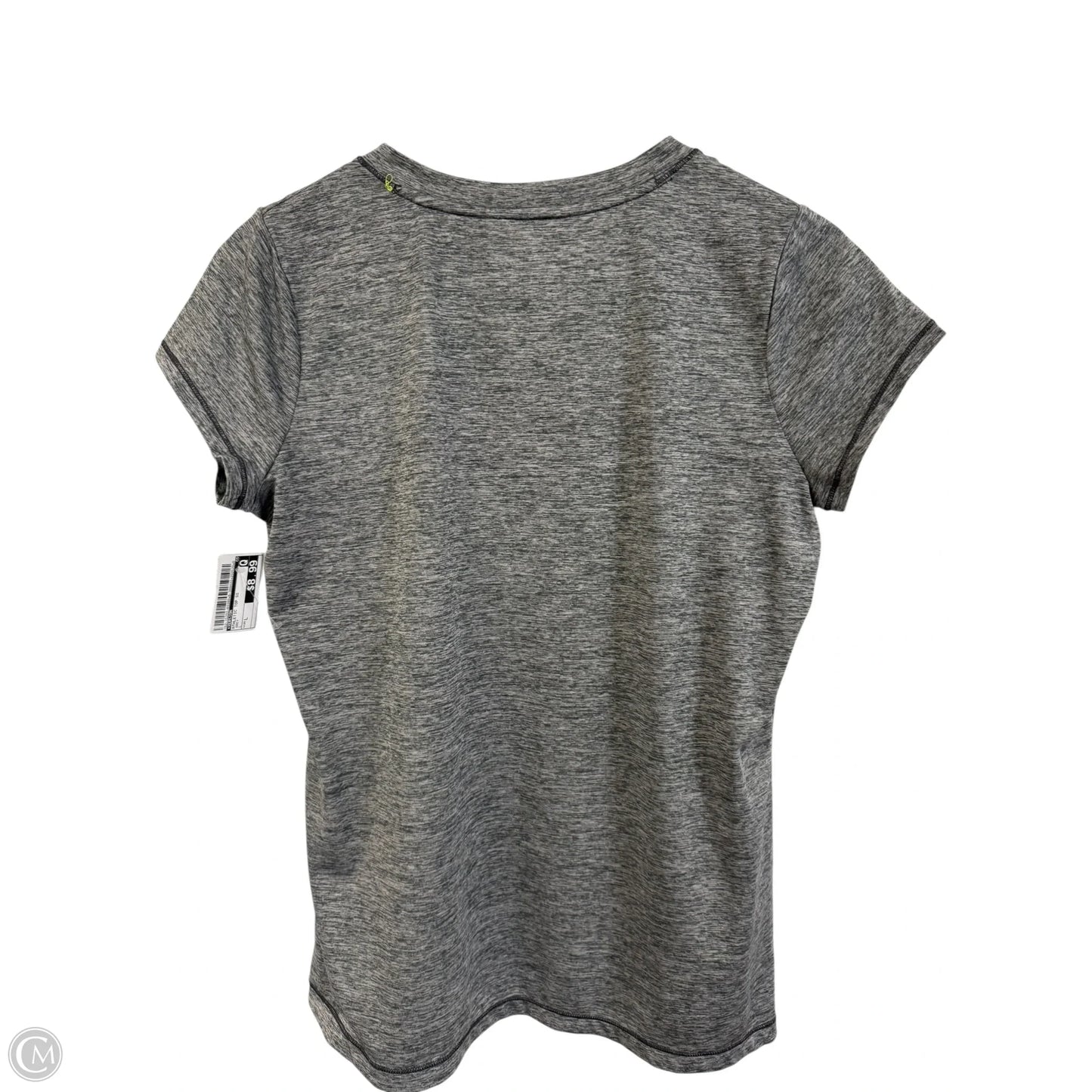 Athletic Top Short Sleeve By Xersion In Grey, Size: L