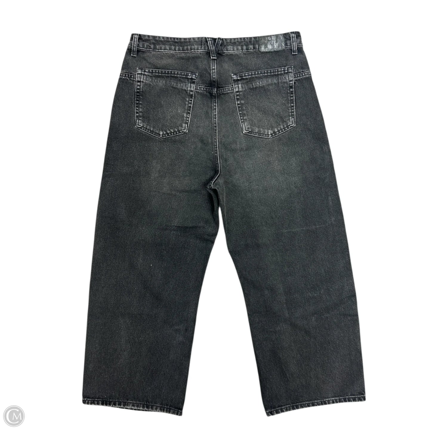 Jeans Wide Leg By We The Free In Black Denim, Size: 14