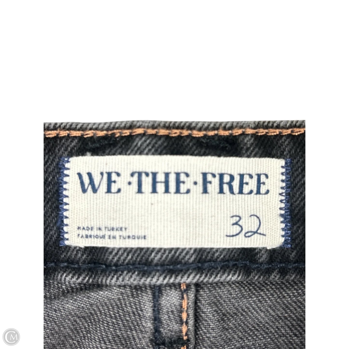 Jeans Wide Leg By We The Free In Black Denim, Size: 14