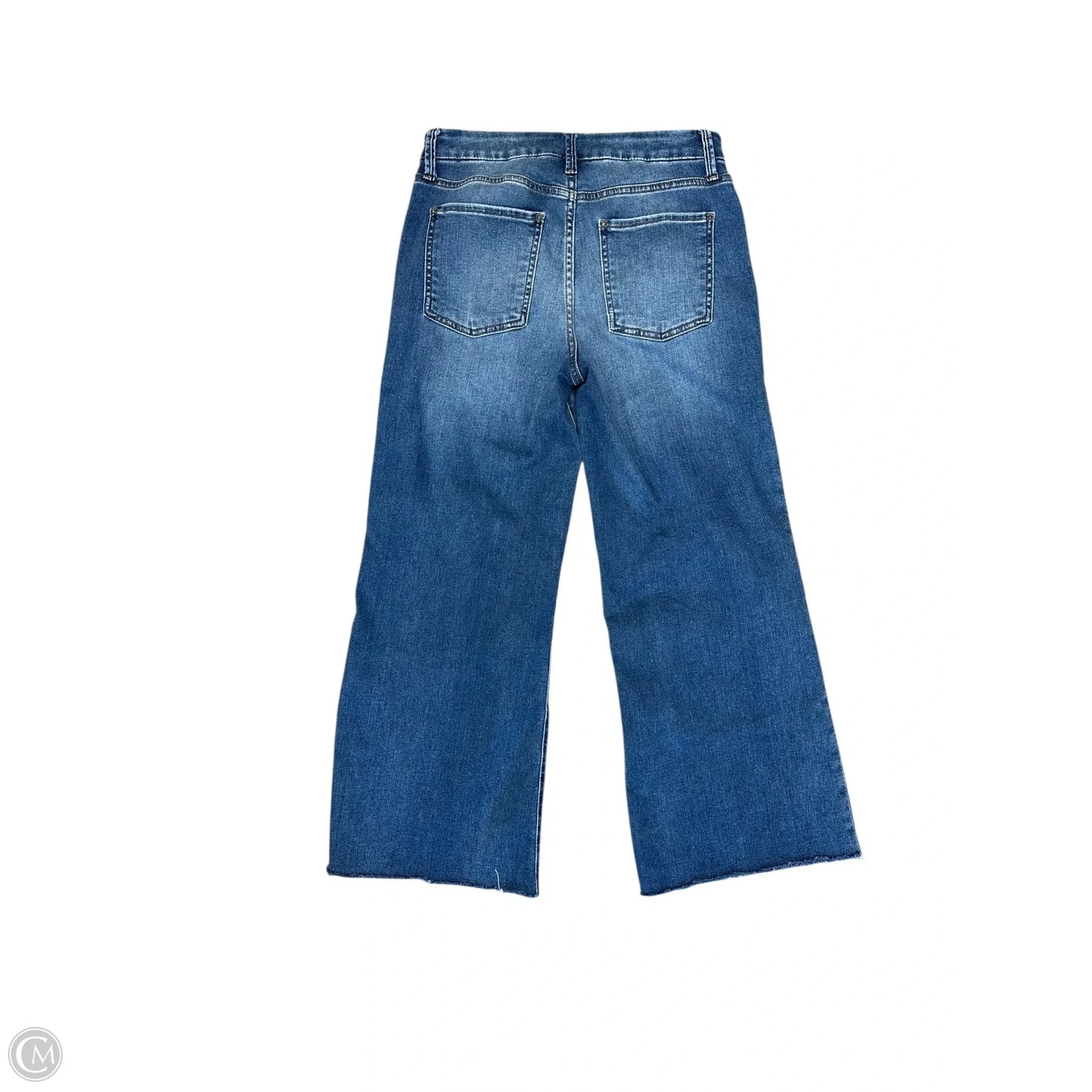 Jeans Wide Leg By Kut In Blue Denim, Size: 4