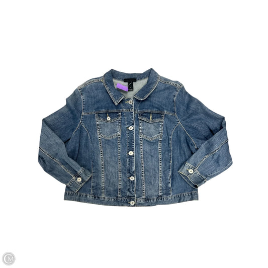 Jacket Denim By Lane Bryant In Blue Denim, Size: 4x