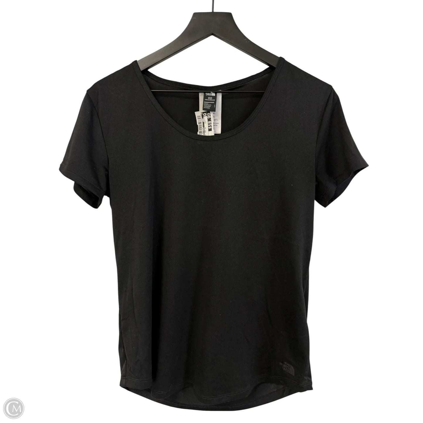 Athletic Top Short Sleeve By The North Face In Black, Size: S