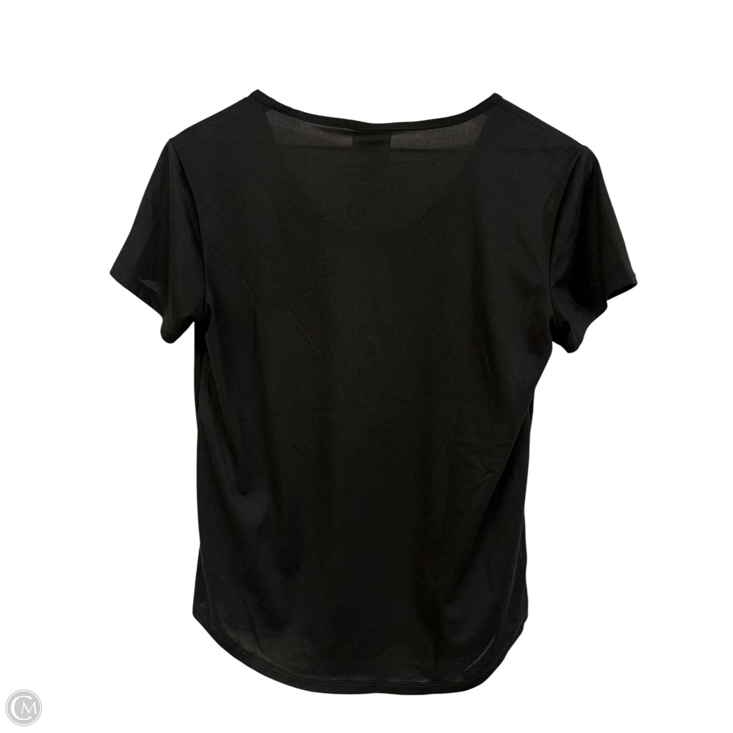 Athletic Top Short Sleeve By The North Face In Black, Size: S