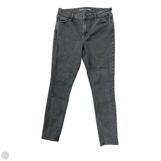 Jeans Skinny By Old Navy In Black Denim, Size: 12