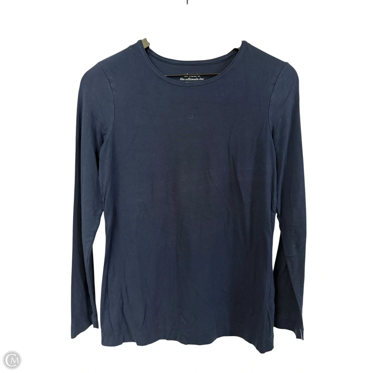 Top Long Sleeve Basic By Chicos In Navy, Size: S