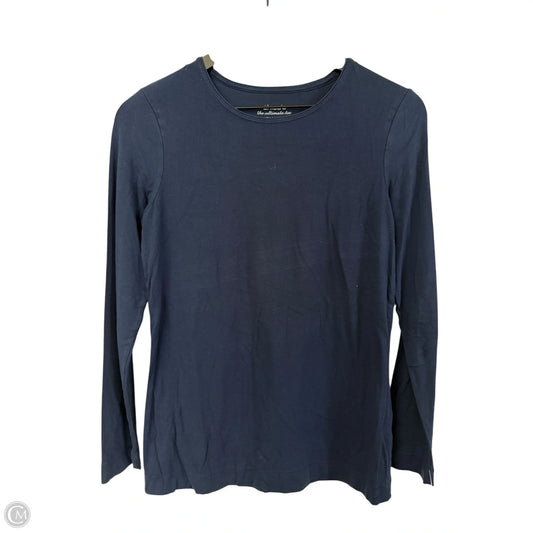 Top Long Sleeve Basic By Chicos In Navy, Size: S