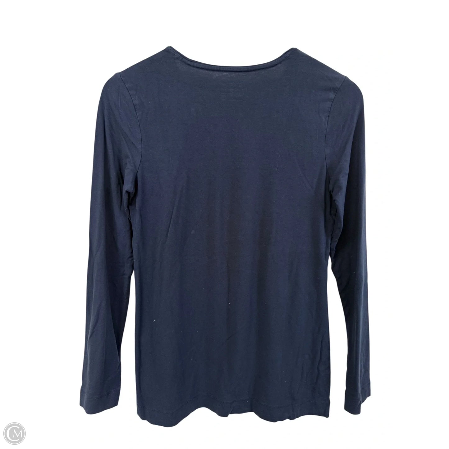 Top Long Sleeve Basic By Chicos In Navy, Size: S