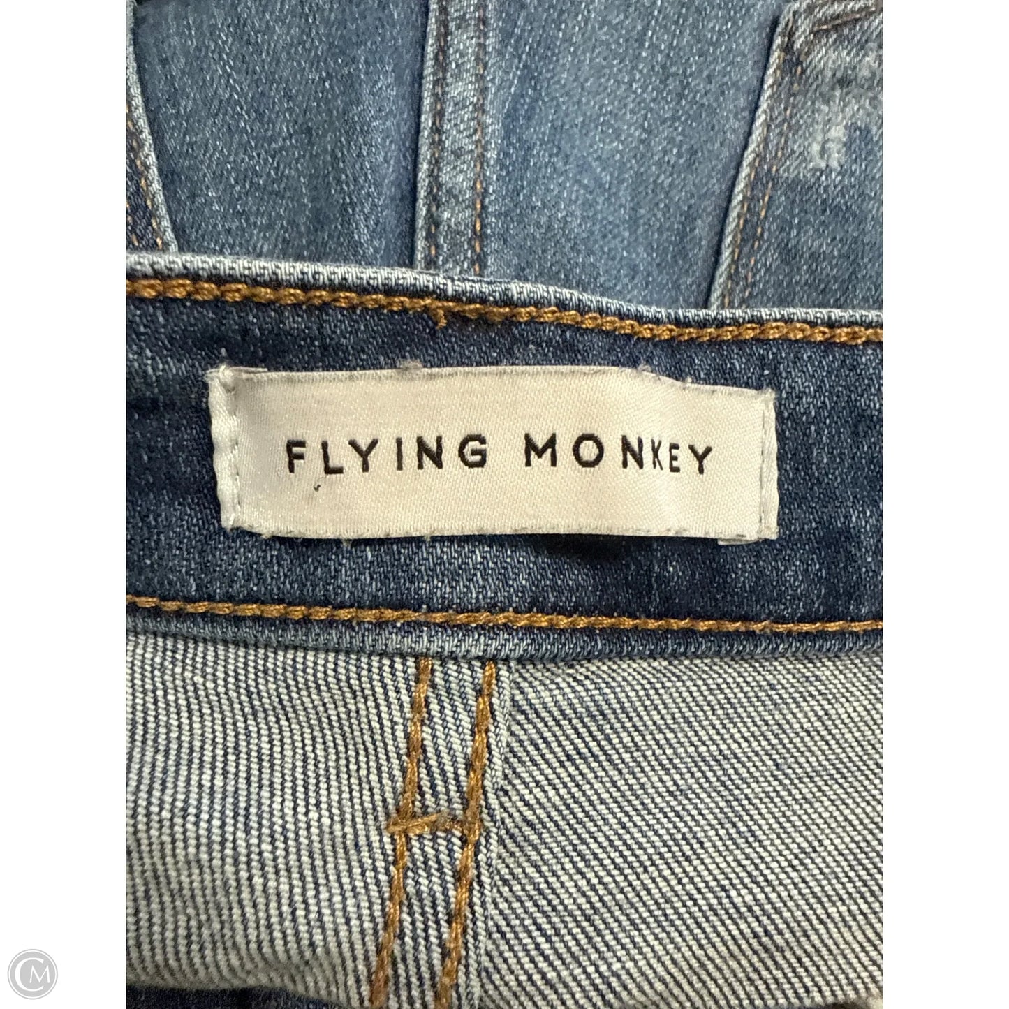 Jeans Straight By Flying Monkey In Blue Denim, Size: 6