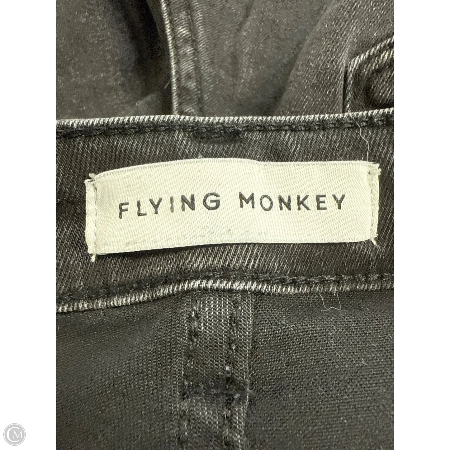 Jeans Straight By Flying Monkey In Black Denim, Size: 6