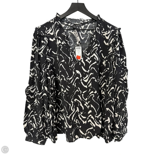 Top Long Sleeve By Vero Moda In Black, Size: Xl