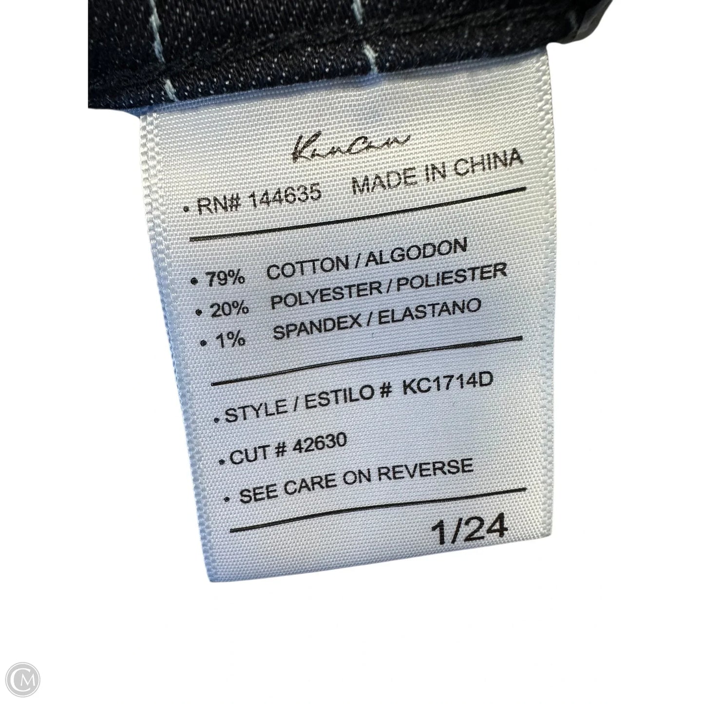 Jeans Flared By Kancan In Blue Denim, Size: 0