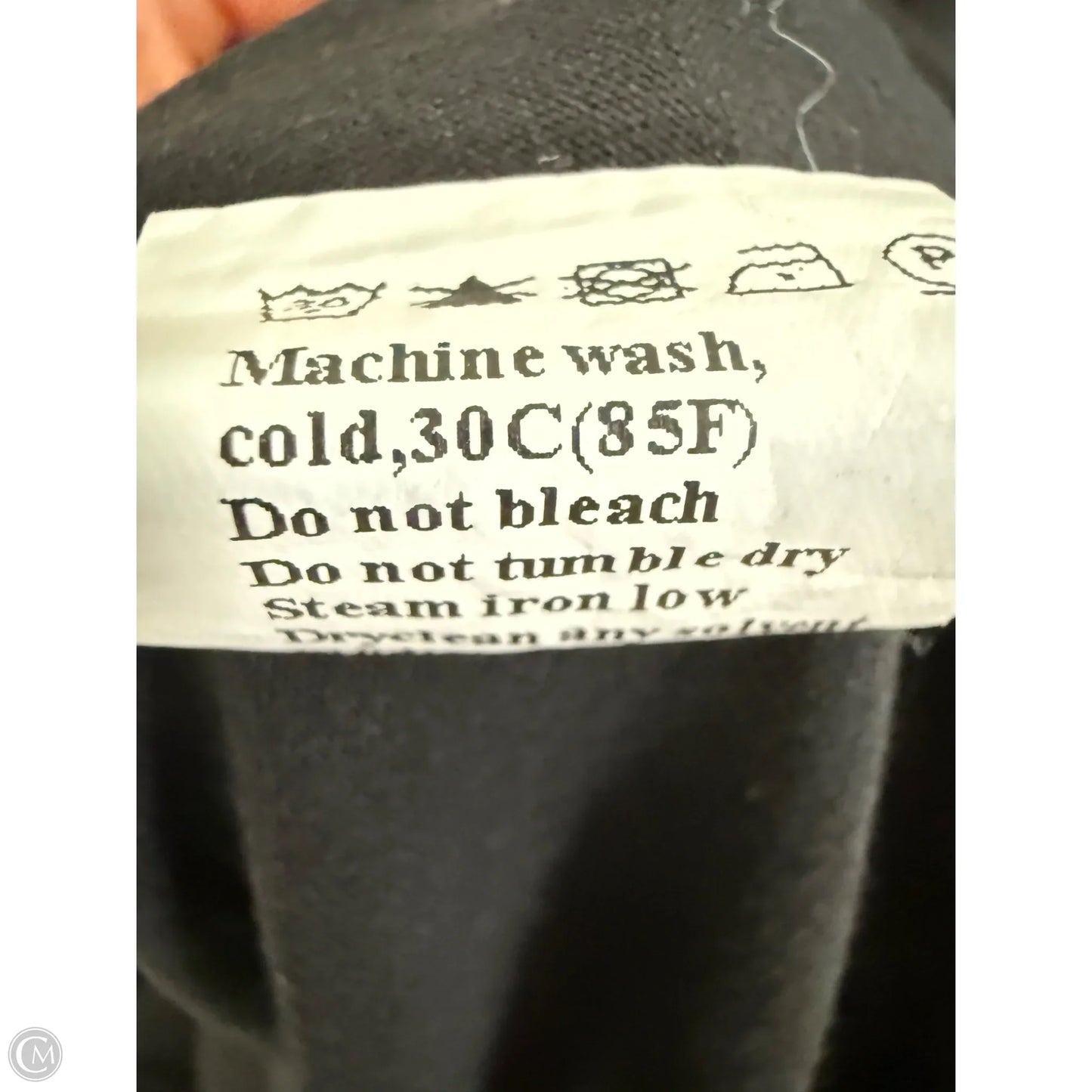 Top Long Sleeve By Cmf In Black, Size: M