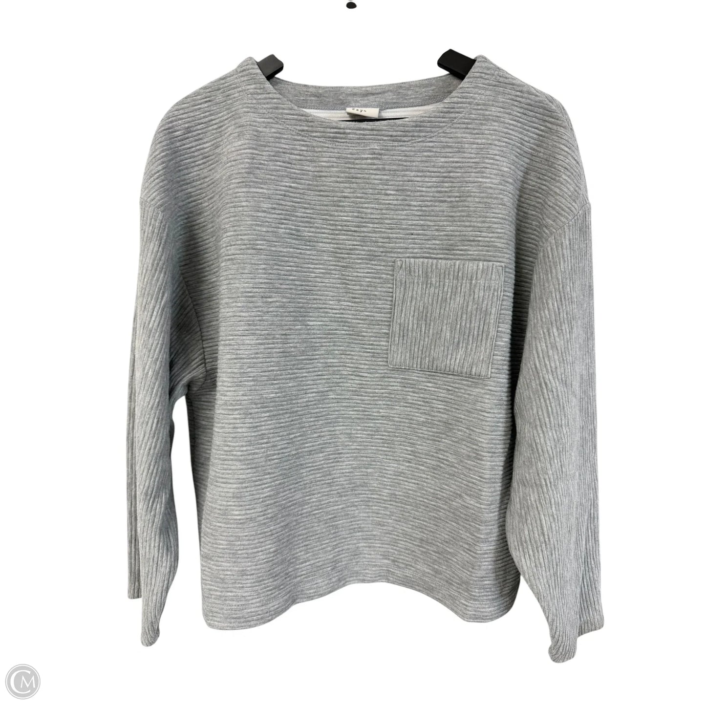 Top Long Sleeve By A New Day In Grey, Size: S
