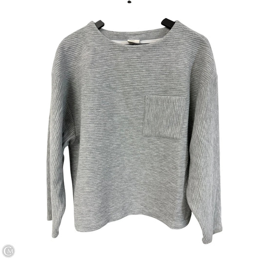 Top Long Sleeve By A New Day In Grey, Size: S