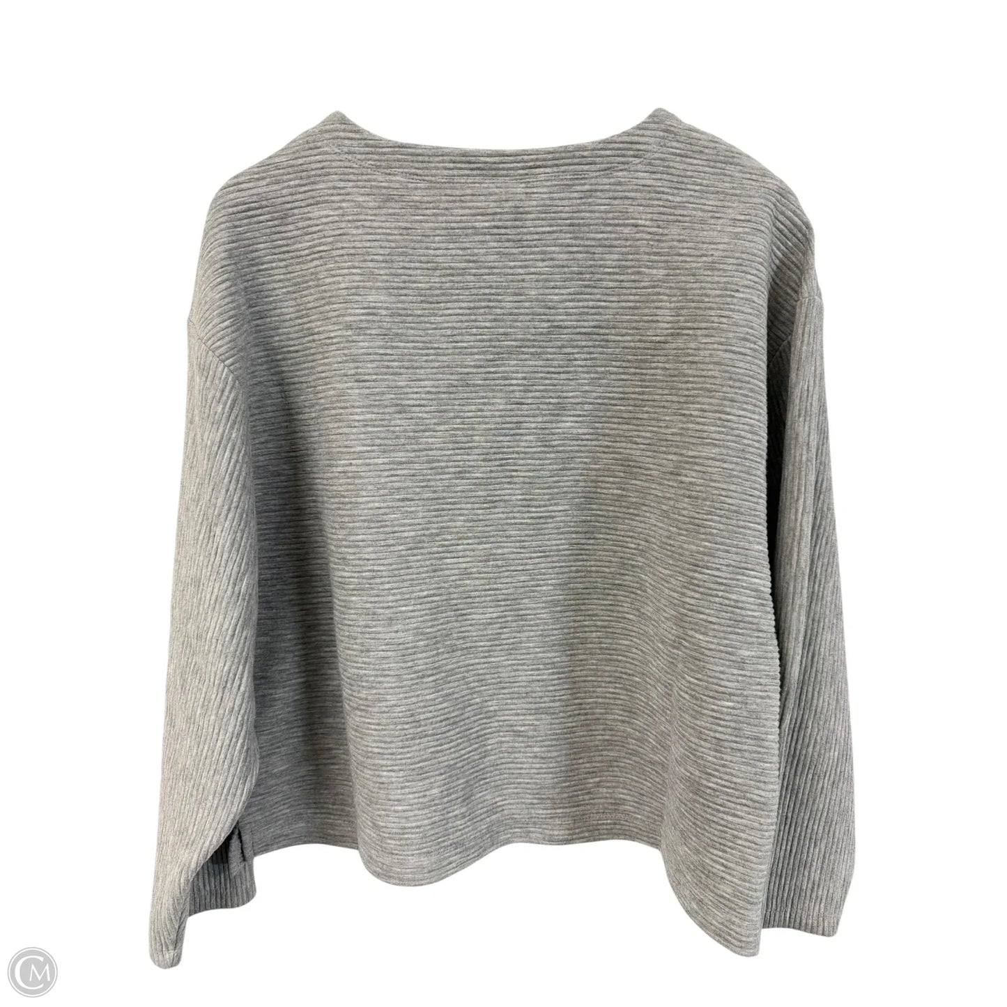 Top Long Sleeve By A New Day In Grey, Size: S