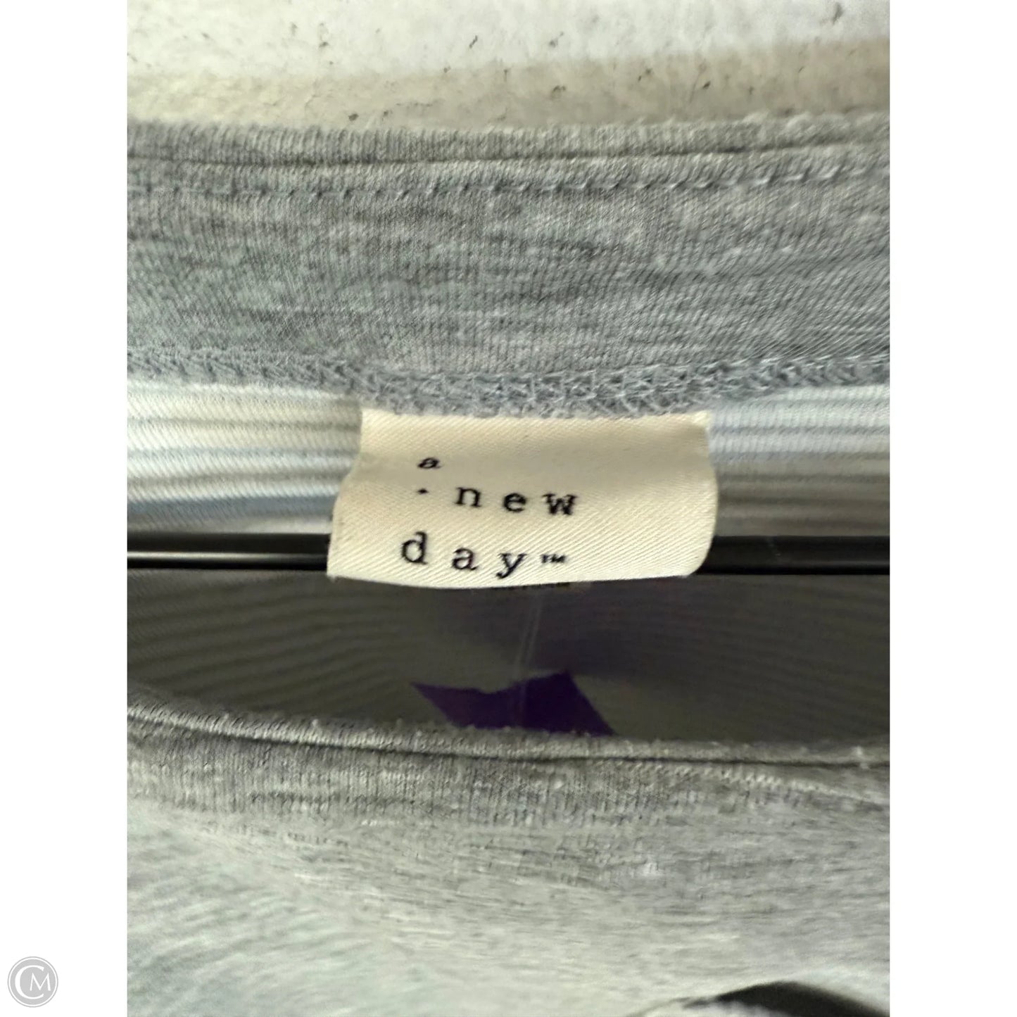 Top Long Sleeve By A New Day In Grey, Size: S