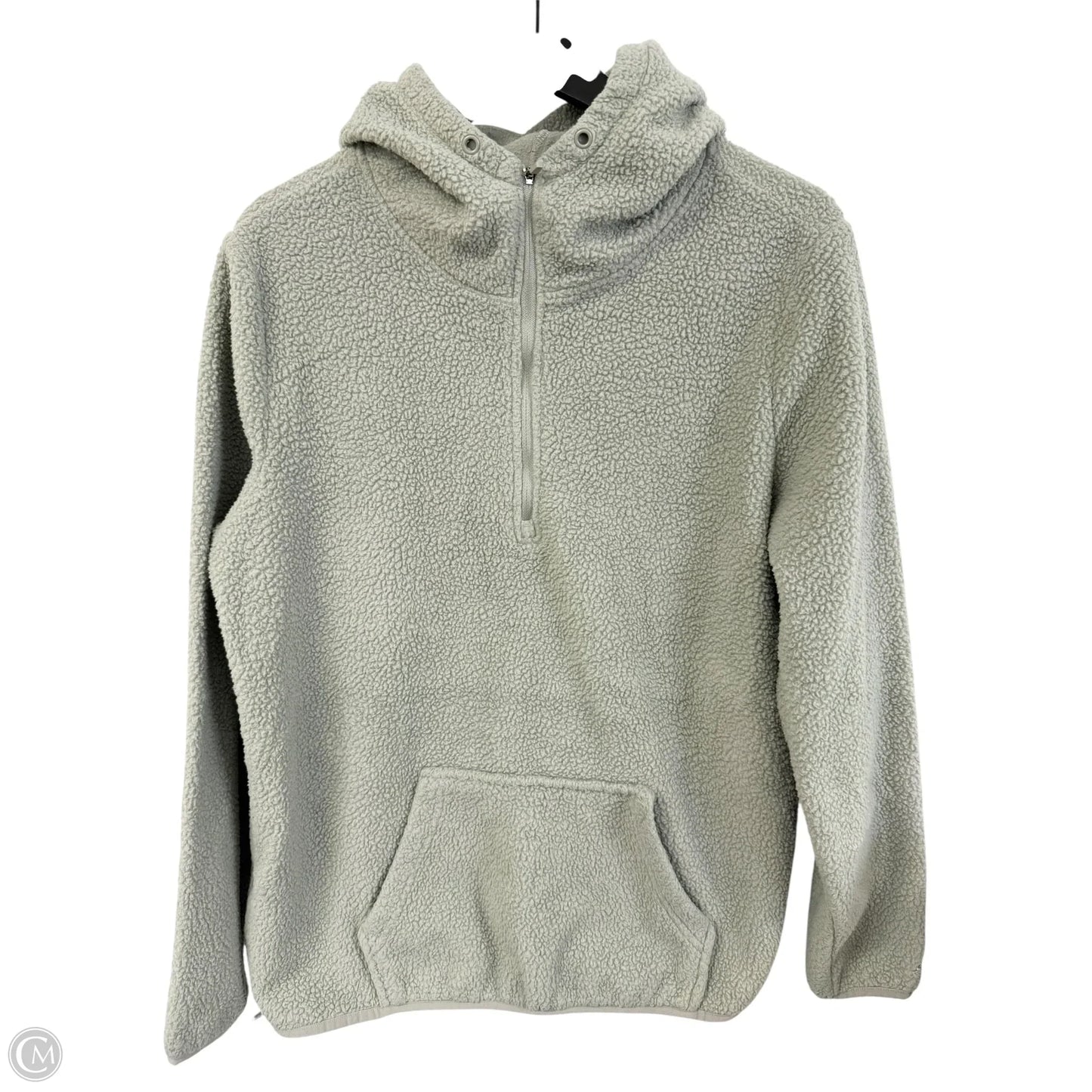 Sweatshirt Hoodie By Eddie Bauer In Green, Size: L