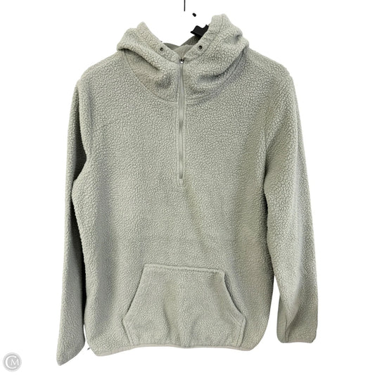 Sweatshirt Hoodie By Eddie Bauer In Green, Size: L