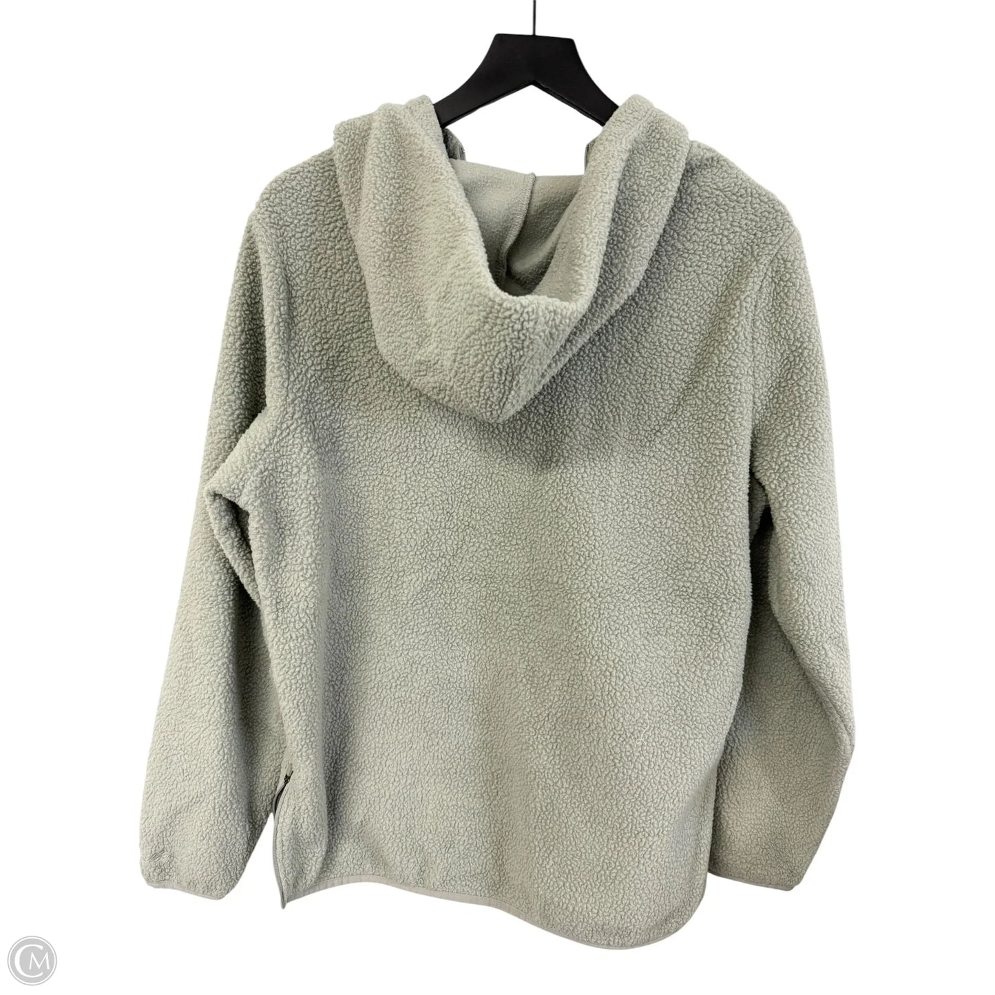 Sweatshirt Hoodie By Eddie Bauer In Green, Size: L