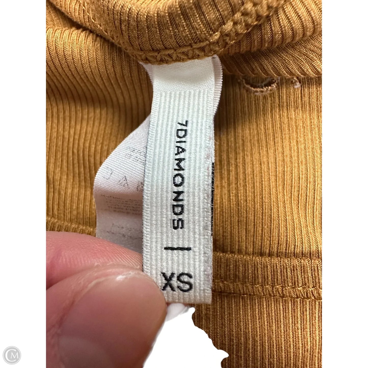 Athletic Tank Top By Cmb In Brown, Size: Xs