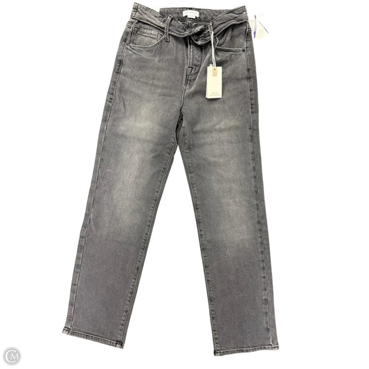 Jeans Straight By Good American In Grey Denim, Size: 6