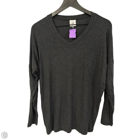 Top Long Sleeve Basic By Cabi In Black, Size: S