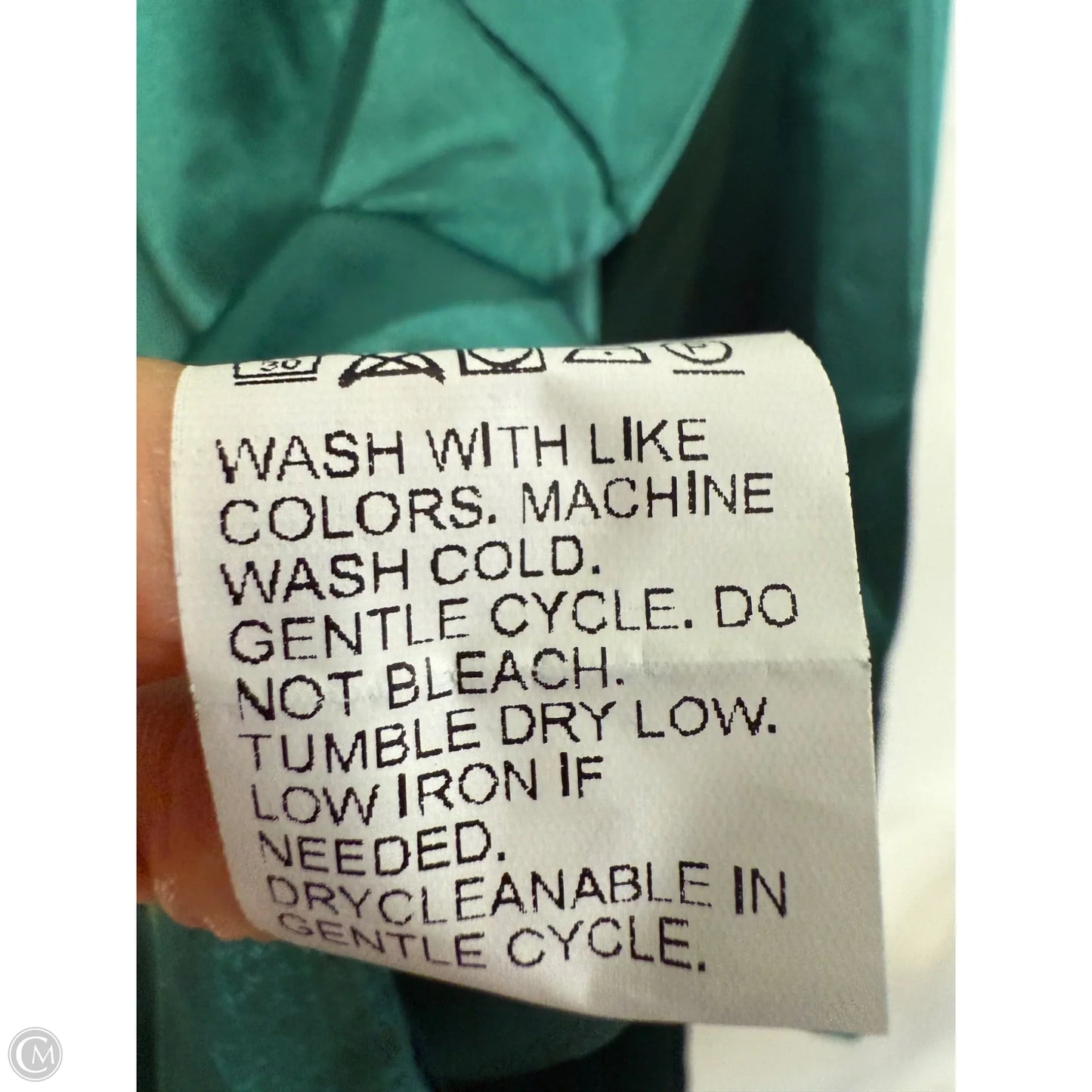 Blouse Long Sleeve By Shein In Green, Size: Xl