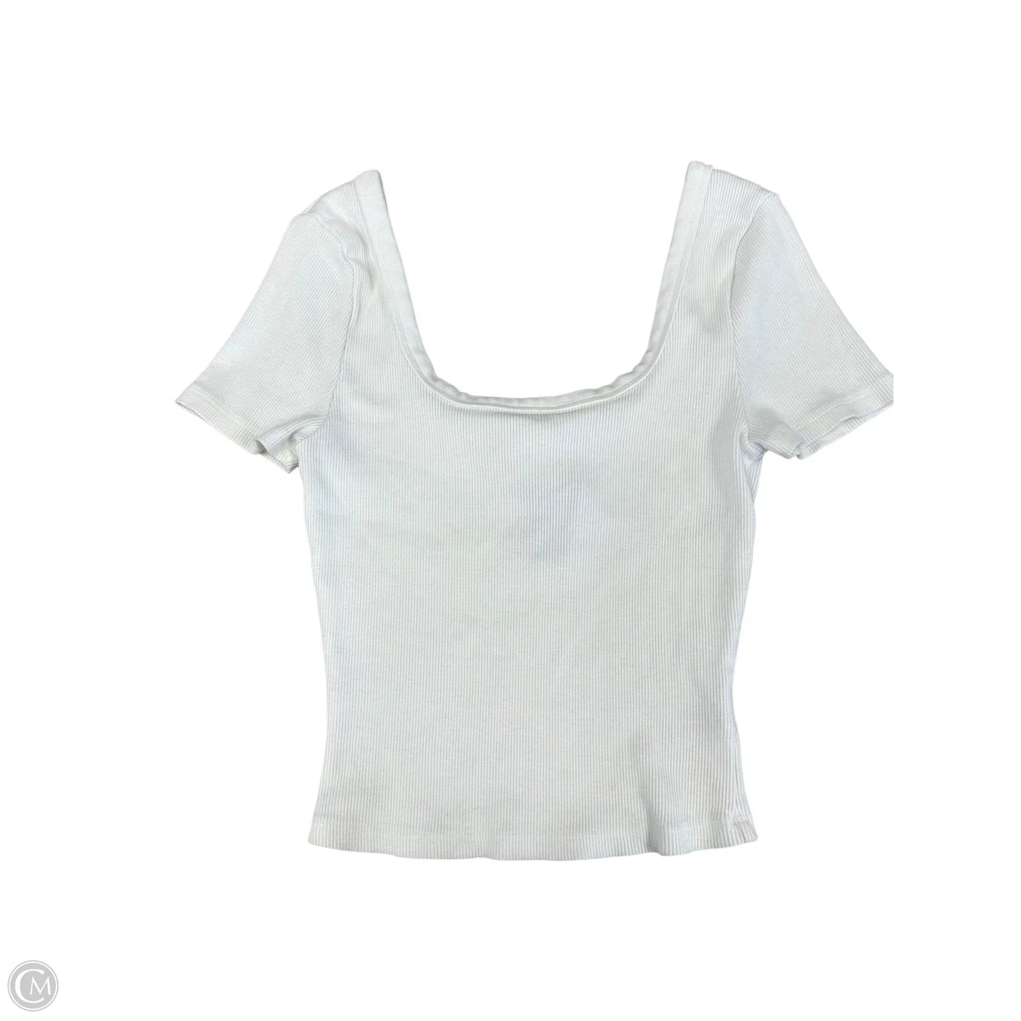 Top Short Sleeve Basic By Universal Thread In White, Size: Xs