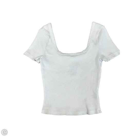 Top Short Sleeve Basic By Universal Thread In White, Size: Xs