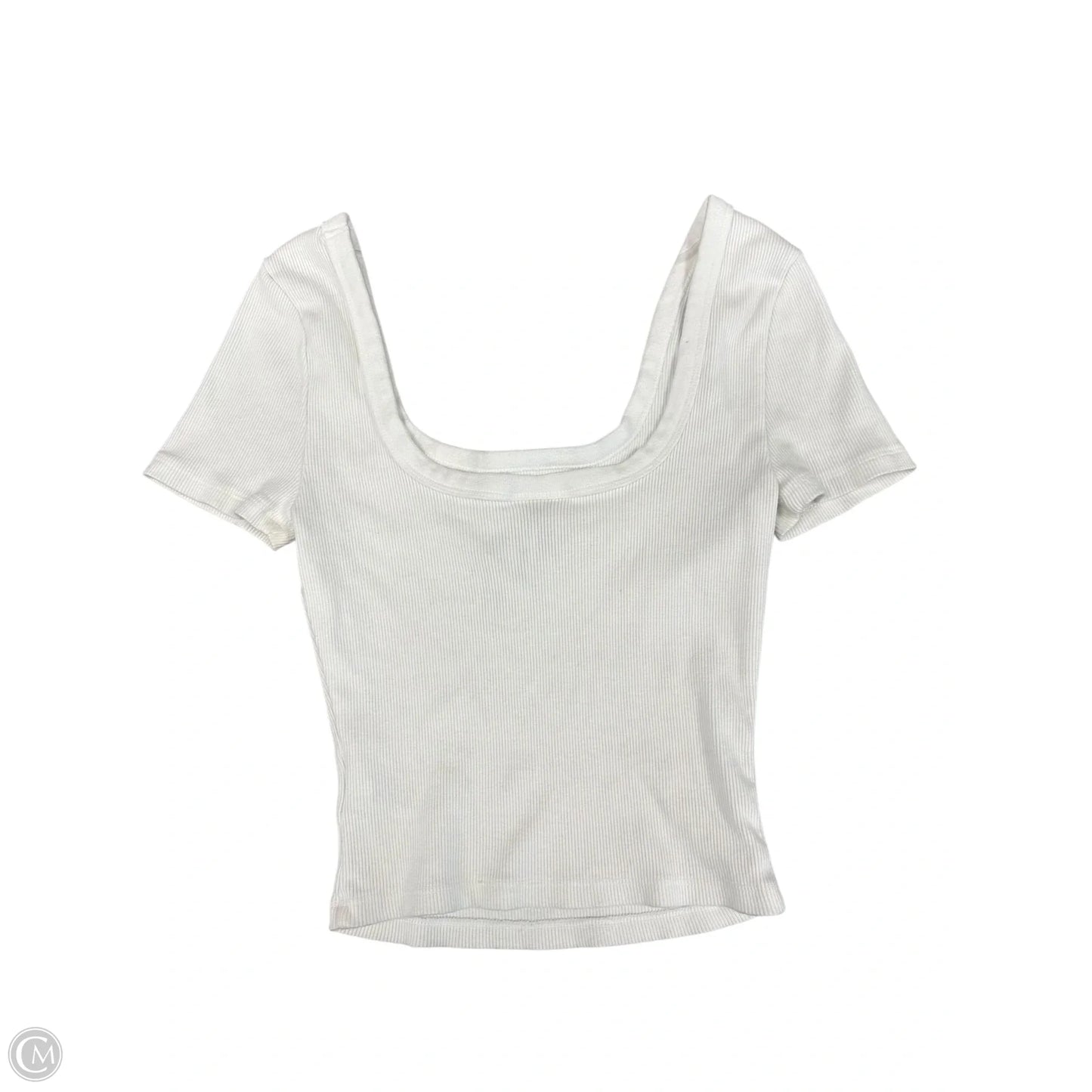 Top Short Sleeve Basic By Universal Thread In White, Size: Xs